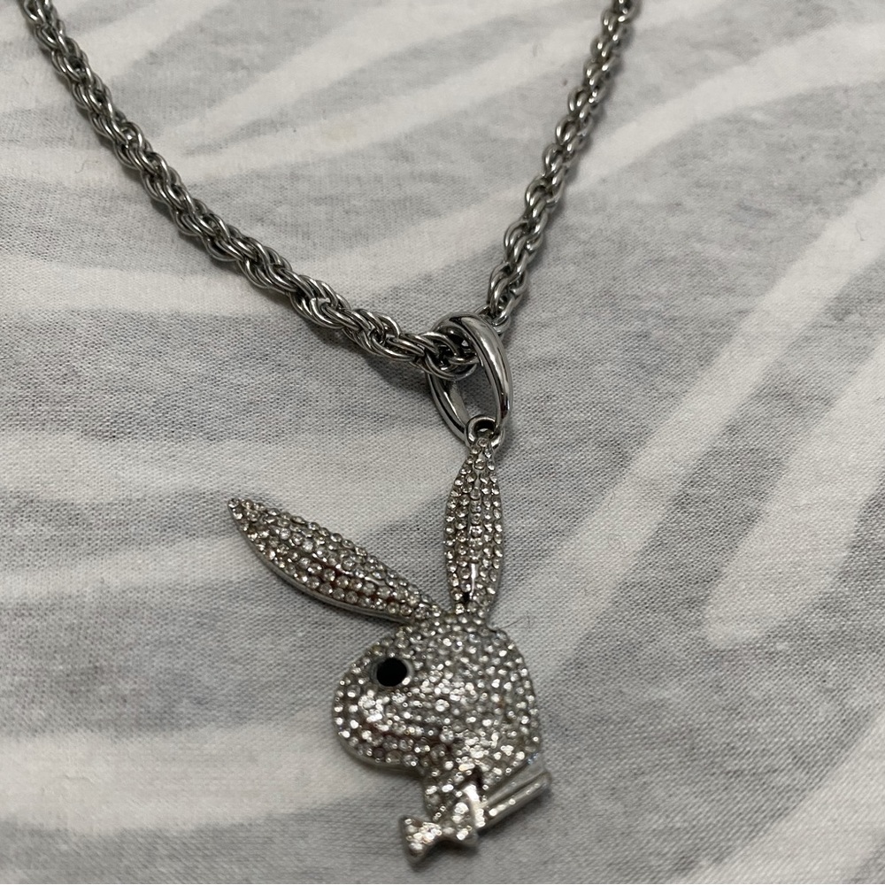Playboy bling necklace
